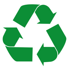 Obraz premium Simbolos de Reciclaje de Plastico Verde | Plastic Recycling Symbols green 