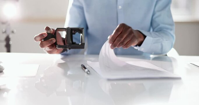 Approved Notary Stamp Rubber Stamp