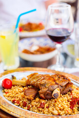 Grilled rump of lamb