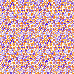 Abstract pattern with geometric elements. Bright contrast colors.