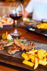 Grilled beef