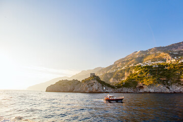 Amalfi coast in Italy