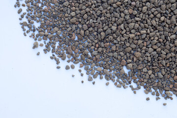 Pumice pebbles or volcanic rock