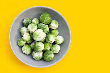 Fresh brussels sprouts. Organic vegetables
