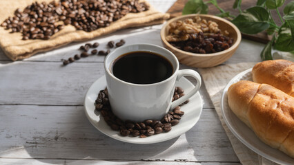 陽のあたる部屋｜パンとコーヒーとクルミとレーズン