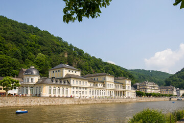 Fototapeta na wymiar Haecker's Kurhotel an der Lahn, Bad Ems, Rhineland-Palatinate, Germany