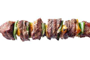 Delicious meat skewer