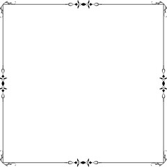 Unique Artistic square border and frame