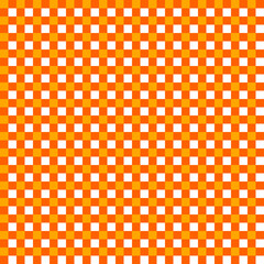 orange and white checkered pattern