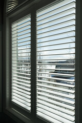 Bedroom with Window Shutters