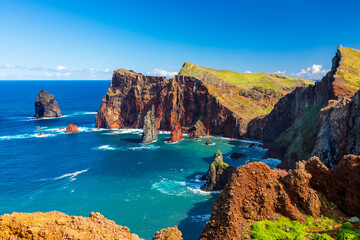 Landscape with Ponta de Sao Lourenco, Madeira Island, Portugal