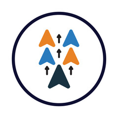 leader, growth, success, successful leader growth icon