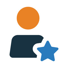 star, leader, successful leader icon