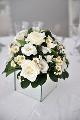 decoração rosas brancas casamento rômantico 