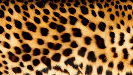 Fototapeta na wymiar Realistic cheetah fur texture