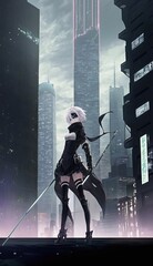 Fantasy Anime Girl, Generative AI