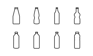 Bottle icon vector for web and mobile app. bottle sign and symbol