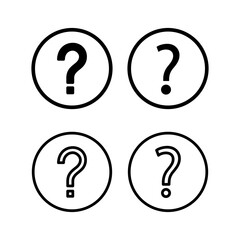 Question icon vector illustration. question mark sign and symbol