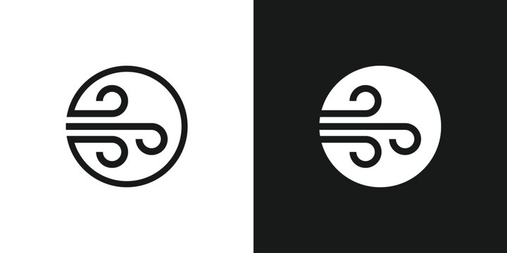 logo icon air simple vector illustration