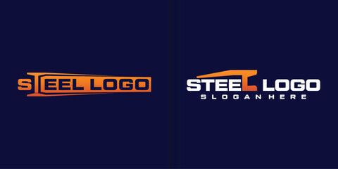 Steel Fabrication logo vector collection or construction logo illustration vector collection