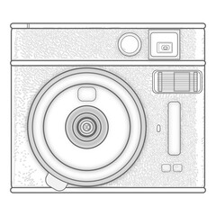 illustration of a camera