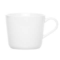 White mug isolated on white background