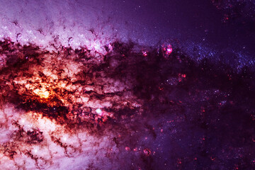 Beautiful galaxy background. Elements of this image furnishing NASA. © Artsiom P