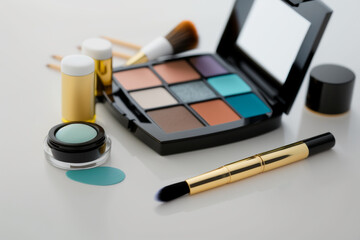 Accessories and makeup and beauty kit used worldwide. Make-up or make-up, make-up consists of...