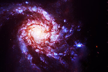 Fototapeta na wymiar Beautiful galaxy background. Elements of this image furnishing NASA.