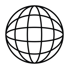 trendy globe logo,vector