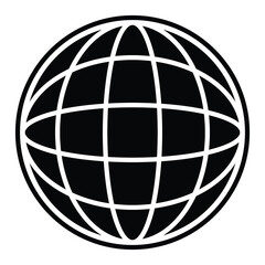 trendy globe logo,vector