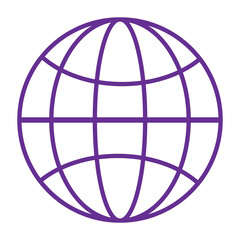 trendy globe logo,vector