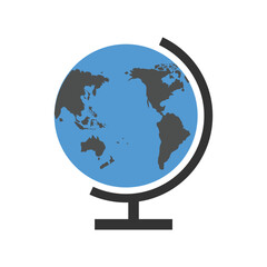 trendy globe logo,vector