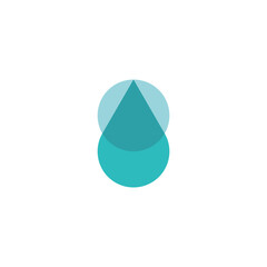 Water purifier logo design illustration vector template