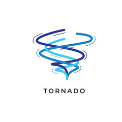 Twister logo design illustration vector template