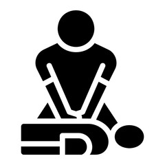 cpr glyph icon