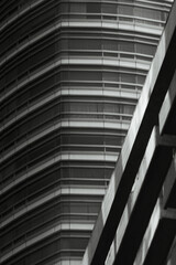 Fotografía de Arquitectura en blanco y negro de carácter abstracto  