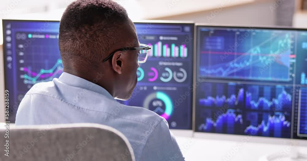Poster business data analytics dashboard