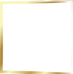 Grunge golden frame. Luxury design