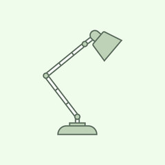 table lamp for study or work in office
