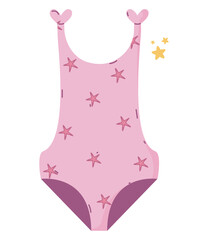 pink swimsuit design