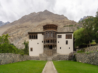 Khaplu Fort or Serena Palace in Gilgit−Baltistan City, Skardu, Pakistan. Tourist attraction landmark.