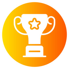 trophy gradient icon