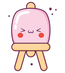 kawaii painting frame