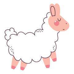 flushed alpaca design