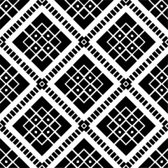 Vector monochrome pattern, Abstract texture for fabric print, card, table cloth, furniture, banner, cover, invitation, decoration, wrapping.seamless repeating pattern.Black and white color.