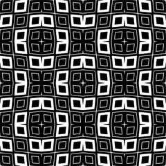 Vector monochrome pattern, Abstract texture for fabric print, card, table cloth, furniture, banner, cover, invitation, decoration, wrapping.seamless repeating pattern.Black and white color.