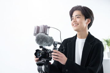 Image of a videographer or videographer