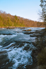 Youghiogheny River on a clear day in Ohiopyle, Pennsylvania