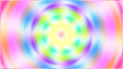 Circle spin twirl soft background. 2D layout illustration